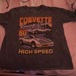 A grey corvette shirt